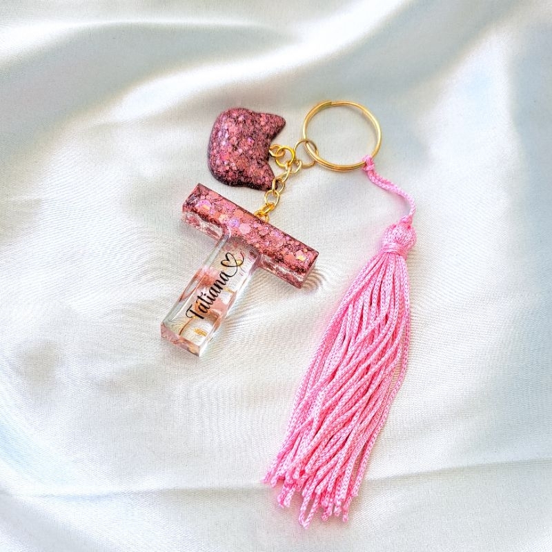 Chaveiro de Resina com Nome